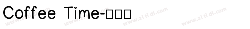 Coffee Time字体转换